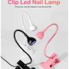 Светодиодные лампы для ногтей 3 Вт, гибкая лампа на гибкой шее, быстрая сушка для ногтей, маникюрная сушилка для гель-лака, лампа для отверждения гелевых ногтей