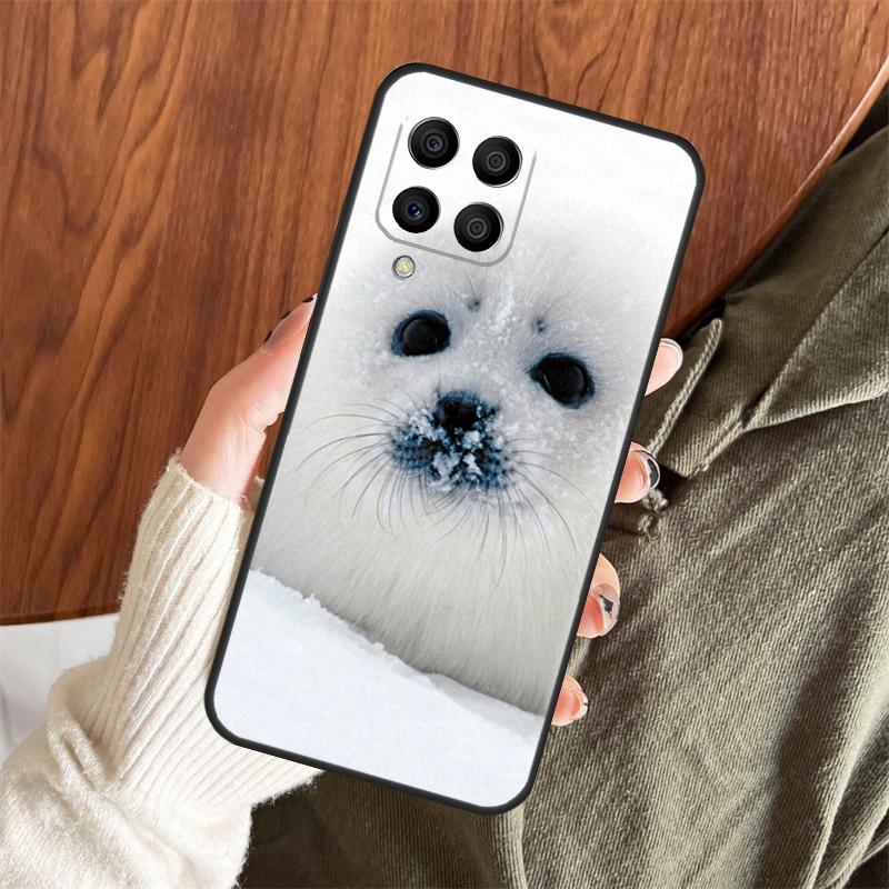 Чехол с детенышами тюленей для Samsung Galaxy M12 M32 M52 M35 M55 M15 M11 M13 M14 M06 M16 M36 M56 M31 M53 M34 M54