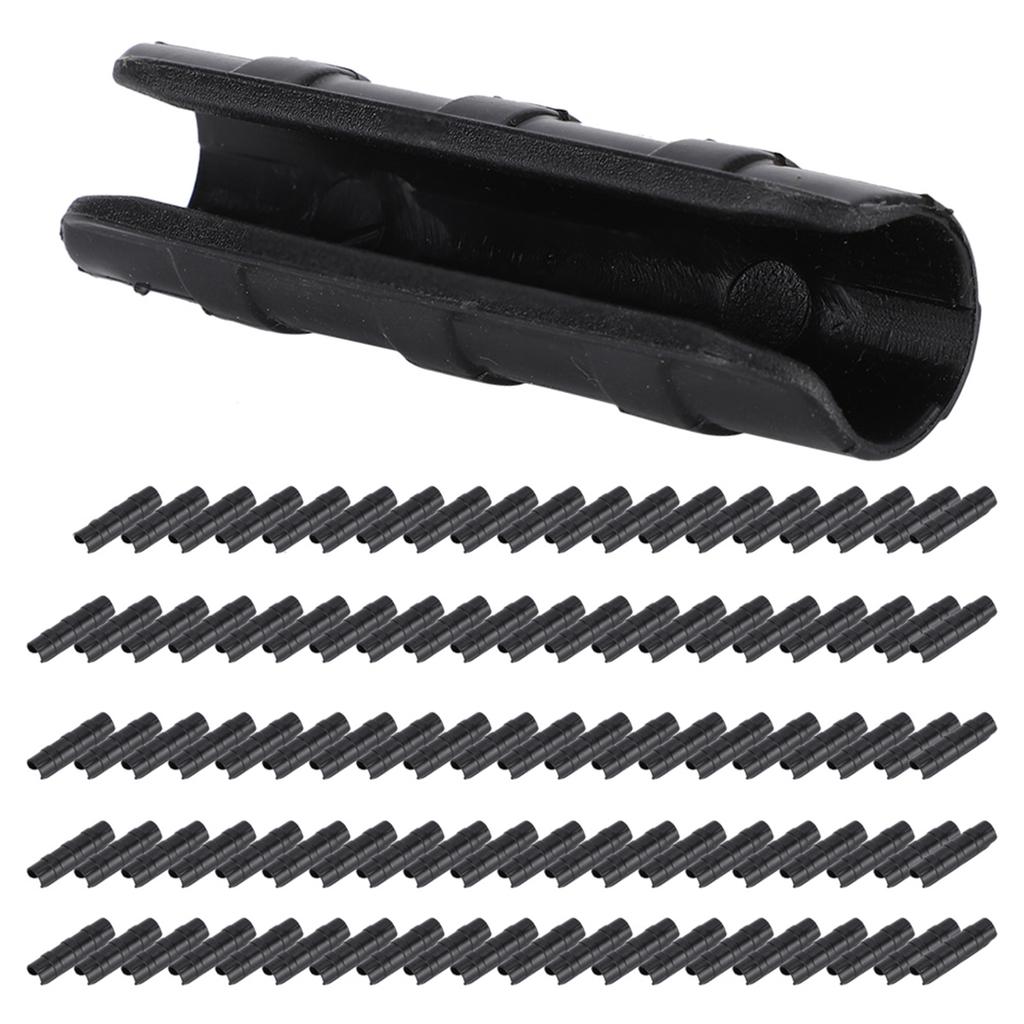 100 шт. Зажим для труб каркаса теплицы, зажим для крепления садовой пленки, сетки для затенения от солнца, соединитель