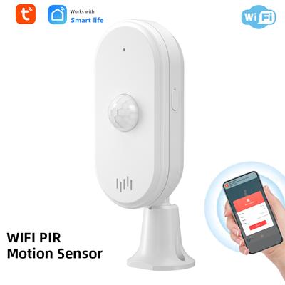 Датчик движения WiFi PIR Беспроводная охранная сигнализация Инфракрасный детектор движения Звуковая и световая сигнализация