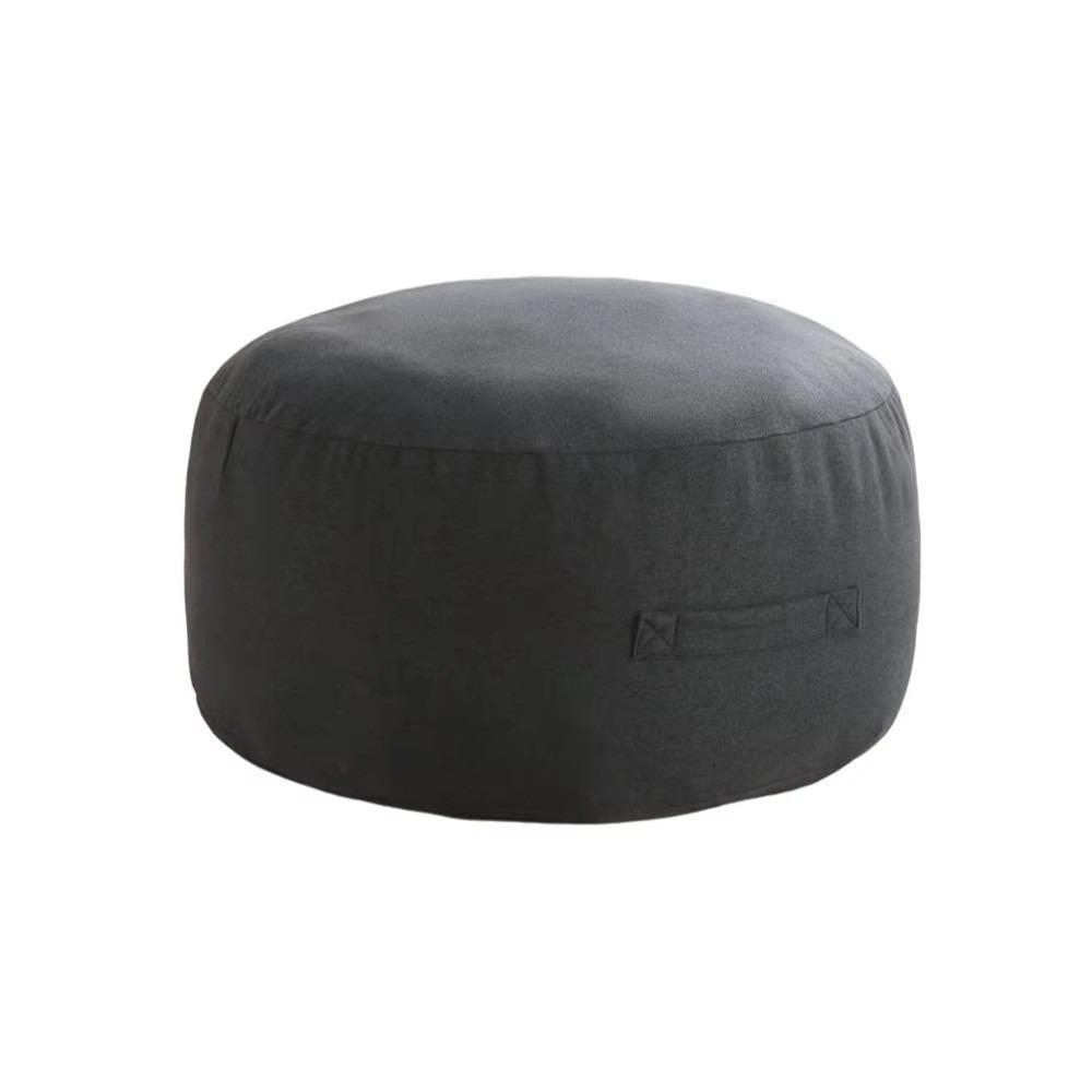 Large Capacity Round Seat Cushion Cover Large Opening Sofa Stool Cover For Living Room Home Use