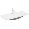 2 Piece Bathroom Furniture Set Concrete Grey Particleboard