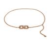 Waist Chain Metal Accessories Gold Belt With Skirt Dress Waist Chain Decoration Thin Belt Tide