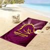 Brisbane Power Print Beach Towel, Large Soft Quick Dry Towel for Beach Camping Swimming