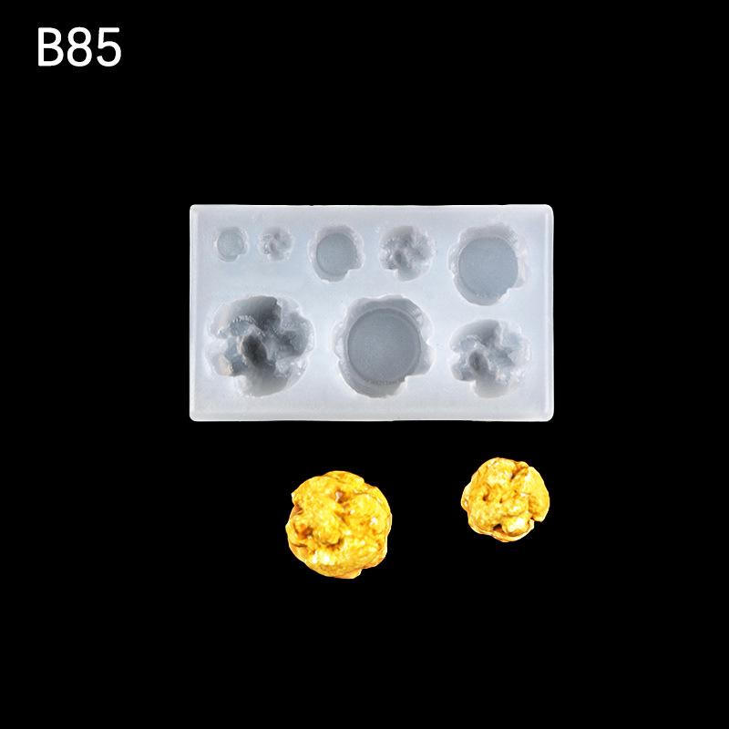 Коллекция мини-форм для лепки из ультралегкой глины и смолы для игры в еду: Круассан, Бисквит, Печенье, Пончик