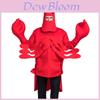 Костюм для выступления Red Lobster Яркий косплей-реквизит Идеально подходит для Хэллоуина и сценических шоу