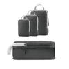 3Pcs/set Waterproof Travel Storage Bag Handbag Convenient Portable Foldable Compressible Packing Cubes Luggage Organizer Bags