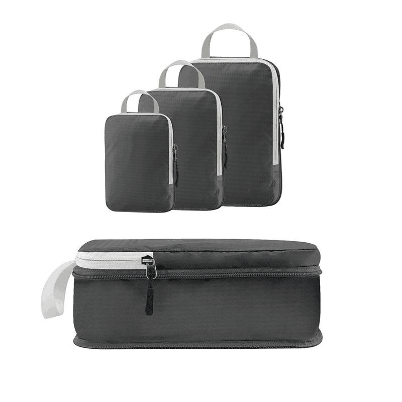 3Pcs/set Waterproof Travel Storage Bag Handbag Convenient Portable Foldable Compressible Packing Cubes Luggage Organizer Bags