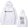 British Rock Band Radiohead's Printed Hoodie Men's Fashion Casual Retro Hoodie Gothic Streetwear