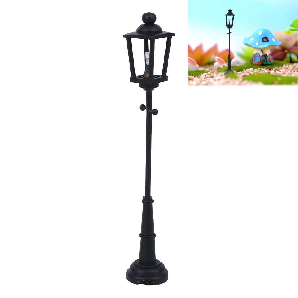 LED Street Light for 1/12 Miniature Doll House Mini Dollhouse Decoration AccessoriesStreet Light