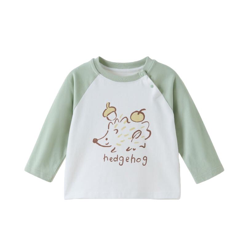 PAPA Baby Cotton Long-Sleeve Graphic T-Shirt