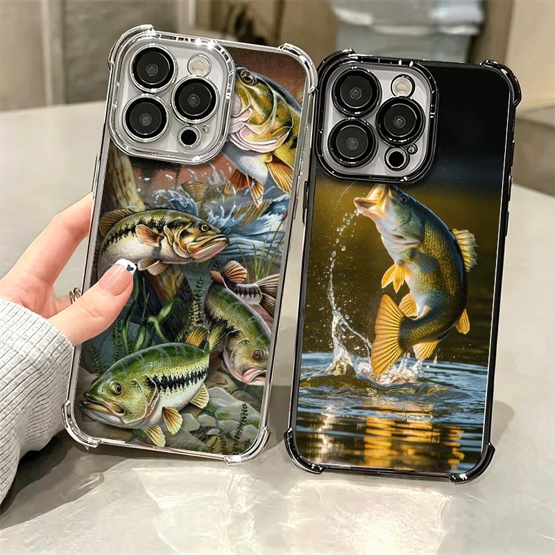 Рыболовная удочка для карпа Покрытие Чехол для телефона Для Iphone 16 17 Pro Max Air 16E 14 15 Plus 12 13 Mini Противоударный Чехол с подушкой безопасности
