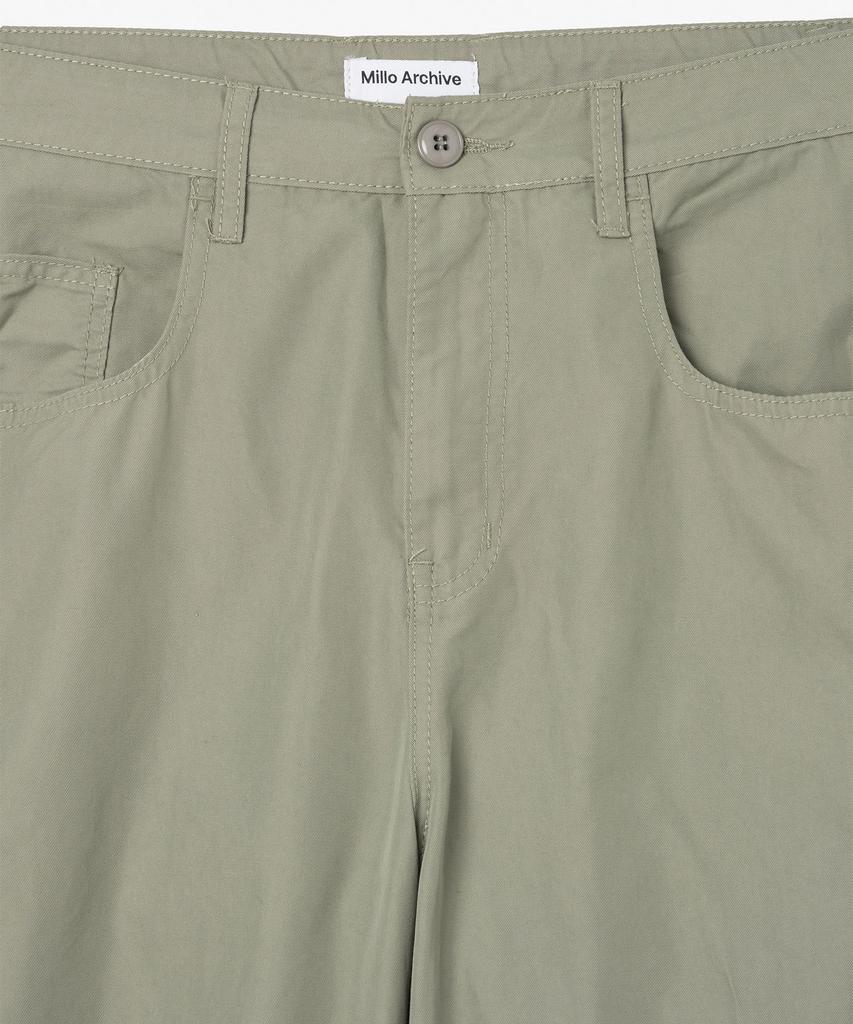 MILLO ARCHIVE Reflect Curved Chino Pants [Olive Gray]