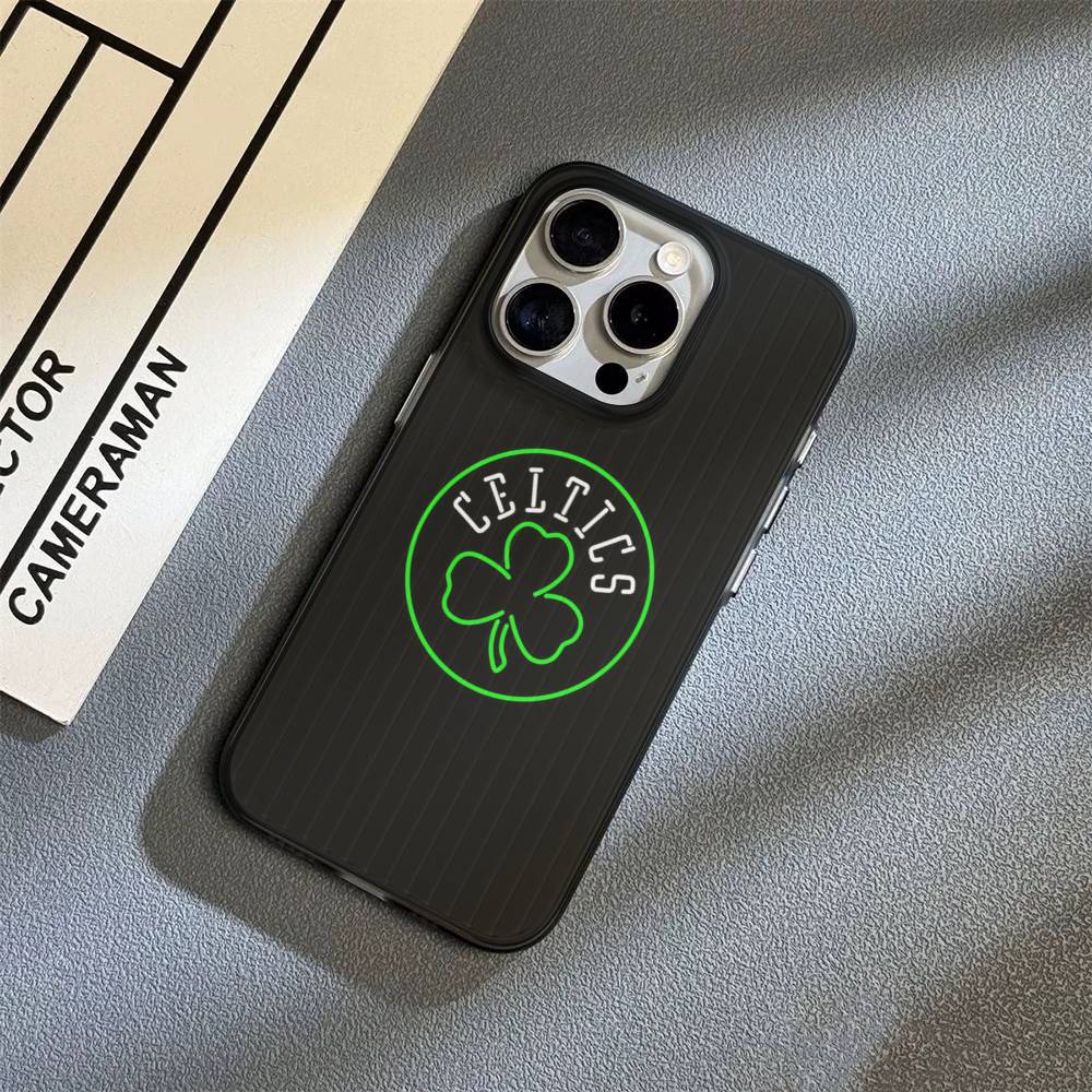 B-Boston C-Celtics Для iPhone 17 16 15 14 13 12 11 Pro Max Plus Pro Прозрачный чехол для телефона Нескользящий корпус