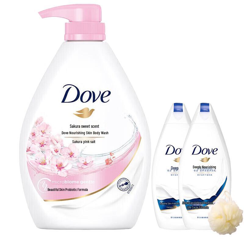 DOVE Набор гелей для душа «Цветущая сакура»