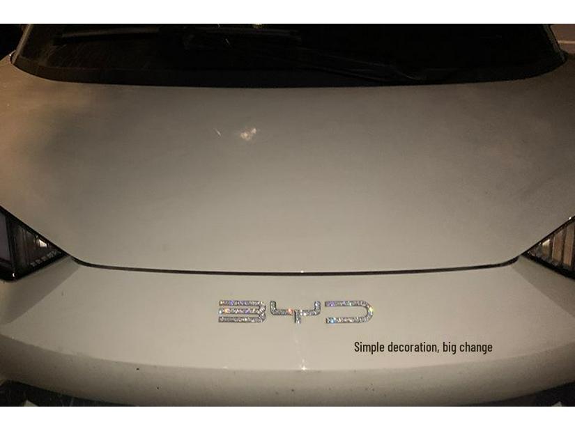 BYD Qin Yuan Dolphin Seal Знак Разрушитель Страйкер Стразы Наклейка на Автомобиль