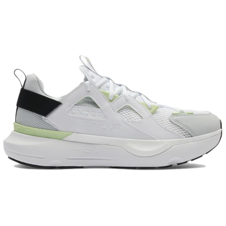 Under Armour HOVR Infinite MVMNT White Halo Grey Green Унисекс Кроссовки Retro-Green 3028667-100