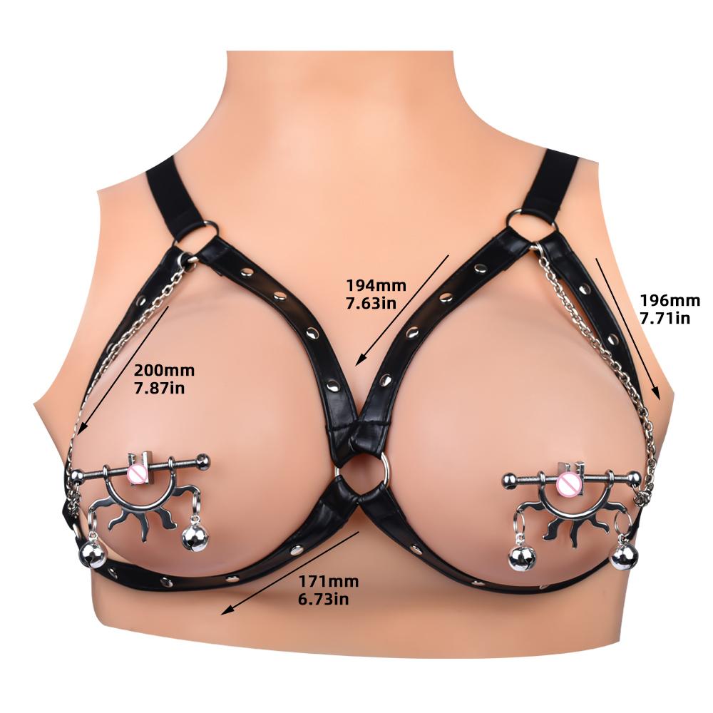 Steel Nipple Clamp Sex Toys with Metal Chain for Men Women Bdsm Bondage Breast Clips Clitoris Stimulator Flirt Adults Products