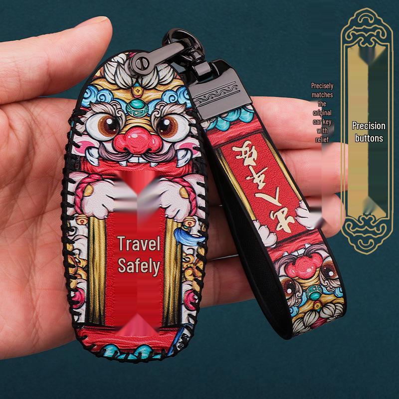 2022 Denza D9 Key Case: Unisex Trendy Protective Shell & Buckle