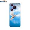 Чехол для Huawei Pura 70 Милый мультяшный расписной чехол Прозрачные ТПУ чехлы для телефона Для Huawei Pura 70 Pro+ Plus Pure70 70Pro Мягкие Fundas