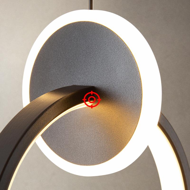 Скандинавские светодиодные простые золотые черные подвесные светильники люстра подвесные светильники для спальни прикроватные для чтения ресторан бар декоративные