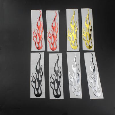 Универсальный мотоцикл 3D Flame Fire светоотражающая наклейка виниловая наклейка туристический квадроцикл скутер внедорожный