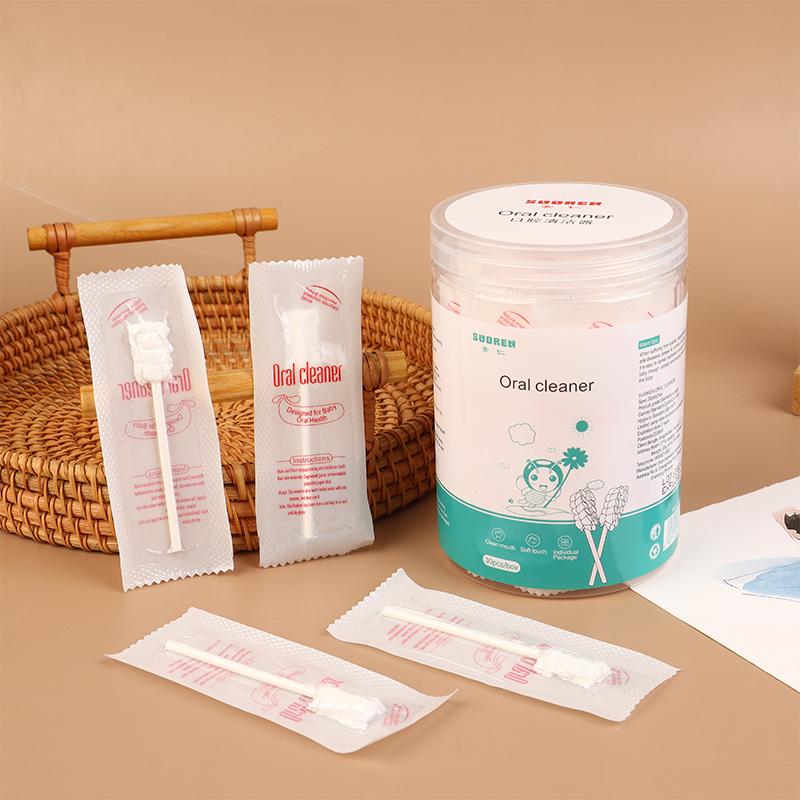30 шт./кор. детский очиститель языка одноразовая марлевая зубная щетка бумажный стержень очиститель полости рта щетка для новорожденных уход за полостью рта палочка уход за зубами