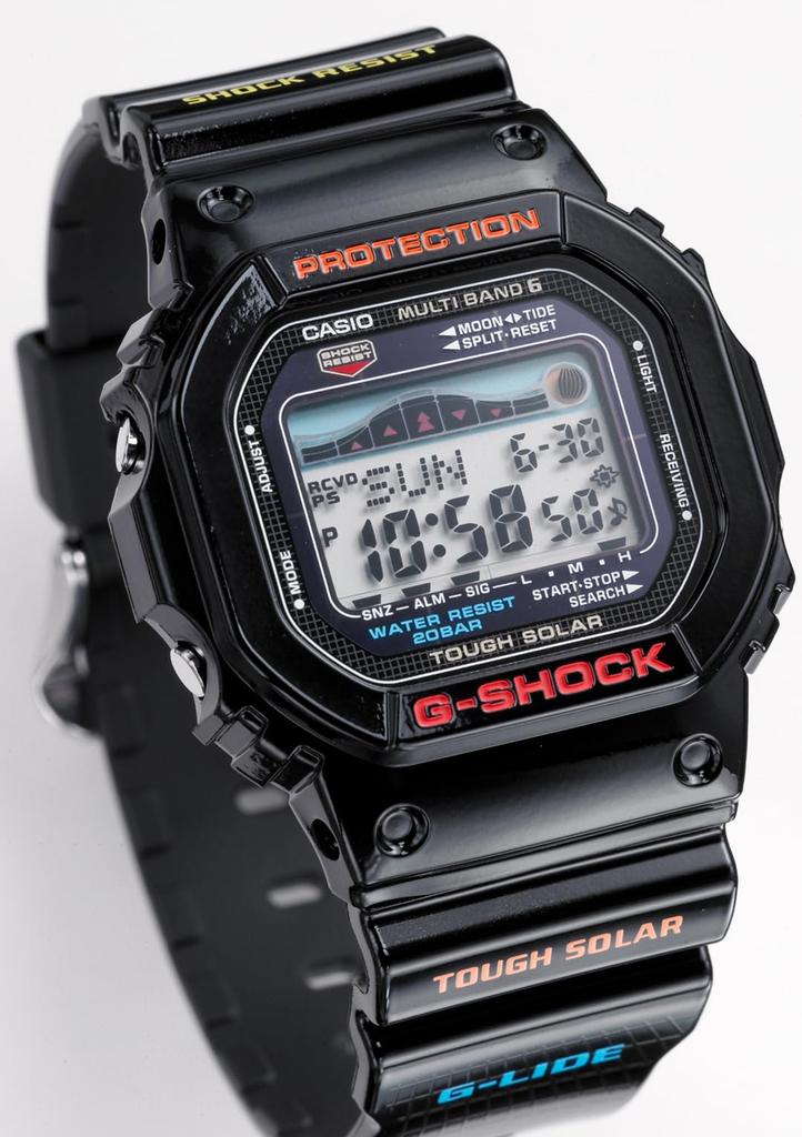 Casio G-Shock G-LIDE Радиоуправляемые Солнечные Часы GWX-5600-1JF Мужские Черные [Официальный Японский Продукт]