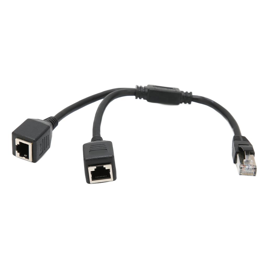 RJ45 Ethernet адаптер кабель-удлинитель 1 на 2 порта Отличное соединение Передача Хороший сигнал