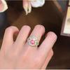 2026New gold-painted gourd necklace, enamel new Chinese-style vintage ring set, pendant necklace, bracelet for girls