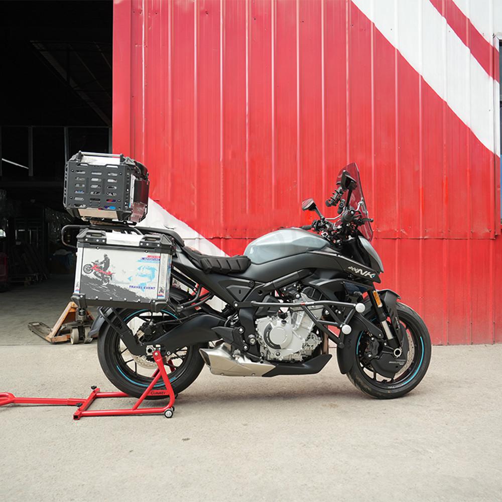 Для мотоцикла CFMOTO NK675 Держатель-кронштейн для полки Задний багажник Грузовой багажник Крепление Задний подлокотник NK 675 675NK Аксессуары