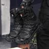 2024 Новые мужские рабочие защитные ботинки, мужские ботинки, походные кожаные водонепроницаемые ботинки для пустыни, армейские ботильоны, мужская рабочая обувь