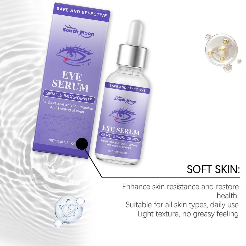 South Moon Eye Soothing Serum Moisturizes and Softens Skin To Soothe and Improve Eye Condition Serum