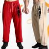 Men's Hip Pop Pants Loose Casual Sports Wide-leg Pants Trend Printed Jogger Pants