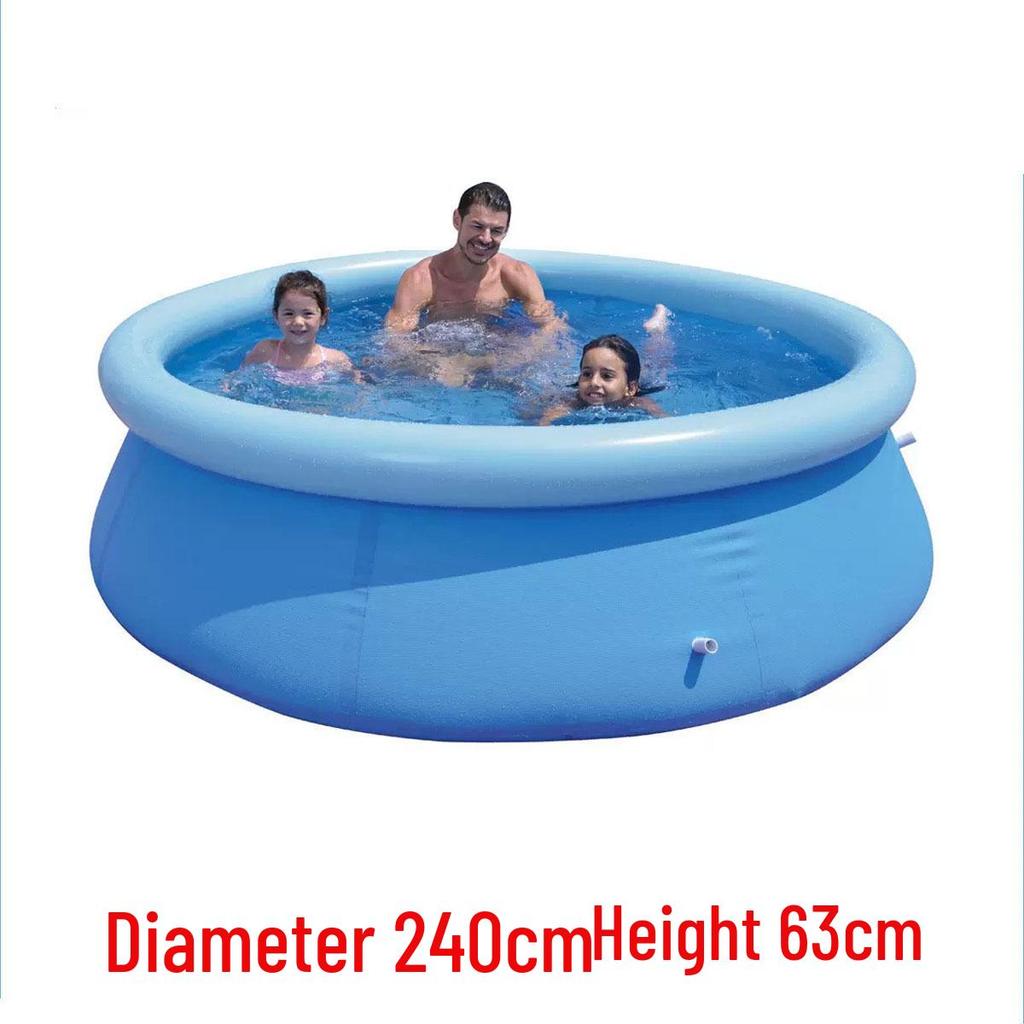 Надувной сетчатый бассейн: Большой круглый бассейн для взрослых и детей