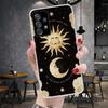 Смешной Чехол для Телефона с Лицом Солнца и Луны Мягкий Для Samsung Galaxy S22 S23 S24 S25 Edge S26 Ultra S20 FE S21 Plus + Fundas Coque Galaxy S20
