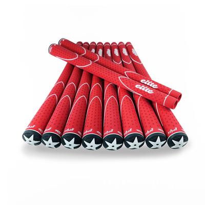 Elitegrips Гольф Грипсы X360 Набор M60 Красный Без Задней Линии 10 штук