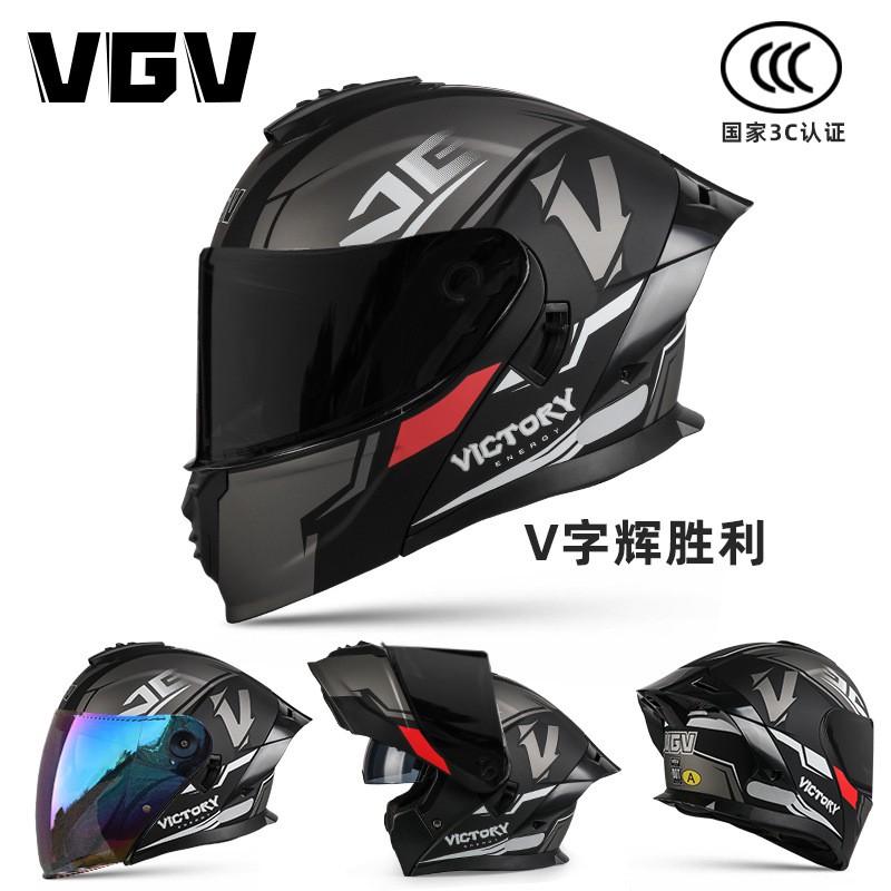 Full Face Motorcycle Helmet With Flip-Up Visor DOT CCC Certified Adult Men Breathable ABS Street Riding