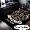 Custom Name Rug Viking Carpet Game rug Area Rug Suitable for Kitchens, Homes, Offices, Living Rooms,Home Decor,Birthday Gift