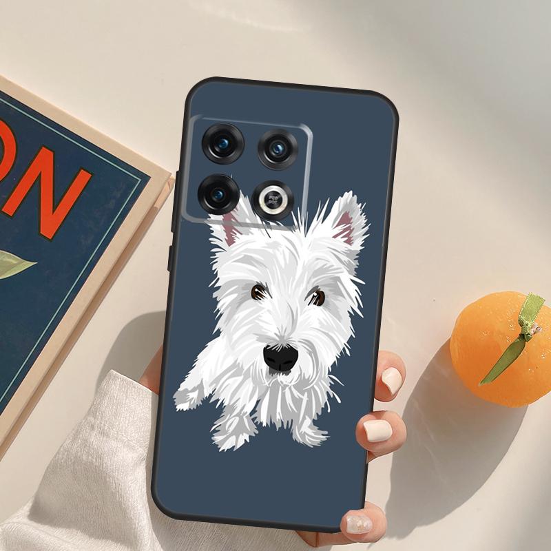 West Highland Terrier Westie Case For OnePlus 12R 13R 13T 10R 15 13 12 11 10T 8T Nord CE 4 3 2 Lite N20 N30 Nord 5 Cover