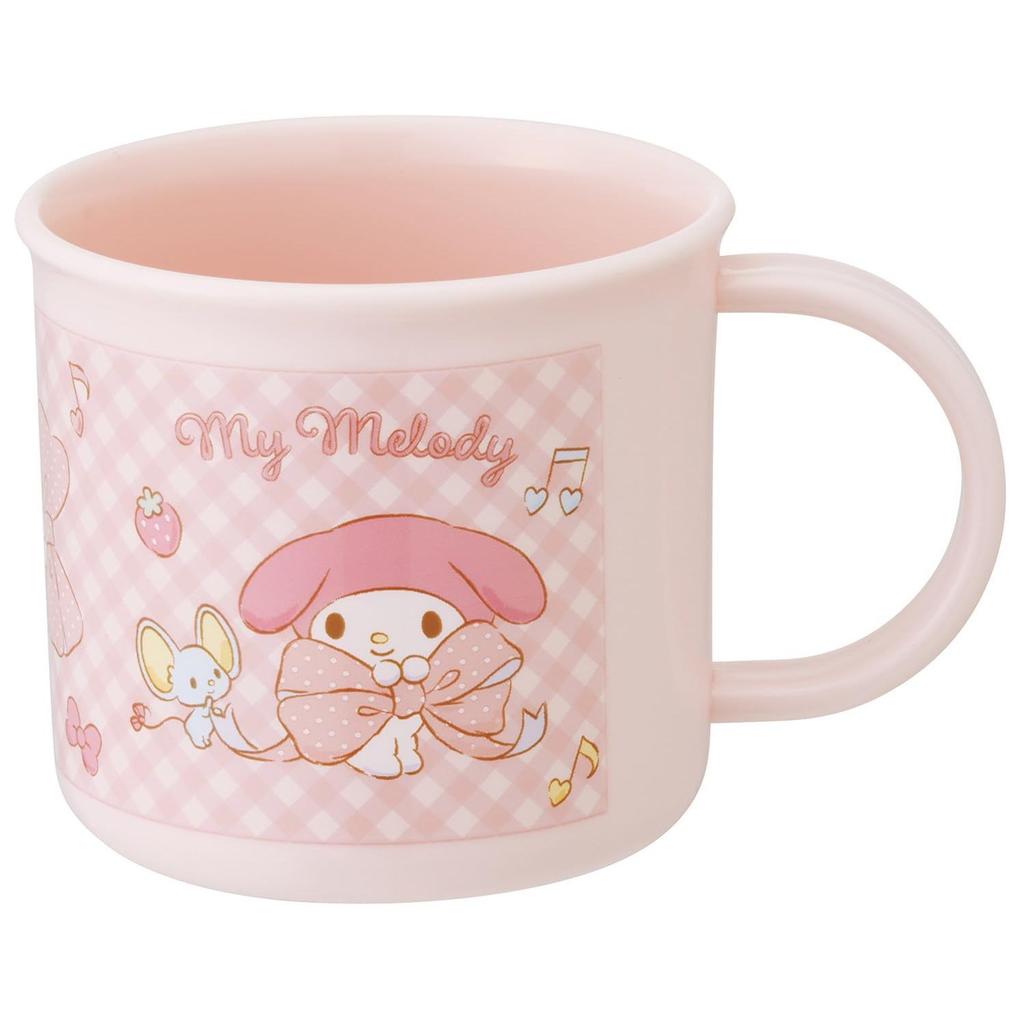 Skater cup children plastic 200ml dishwasher safe made Japan Sanrio My Melody big ribbon girls KE4AAG-A.