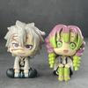 Q Style Shinazugawa Sanemi Kanroji Mitsuri Collectible Action Figures Anime Model Dolls For Anime Fans