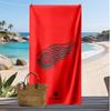 Пляжное полотенце с принтом Detroit Red Wings Мягкое Портативное Быстросохнущее?Сухое полотенце для бассейна, летнего отпуска, активного отдыха на природе