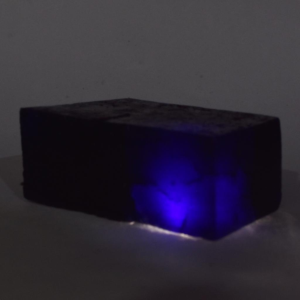 Sapphire Natural Blue Rough Earth Mined CERTIFIED 634 Ct Uncut Loose Gemstone