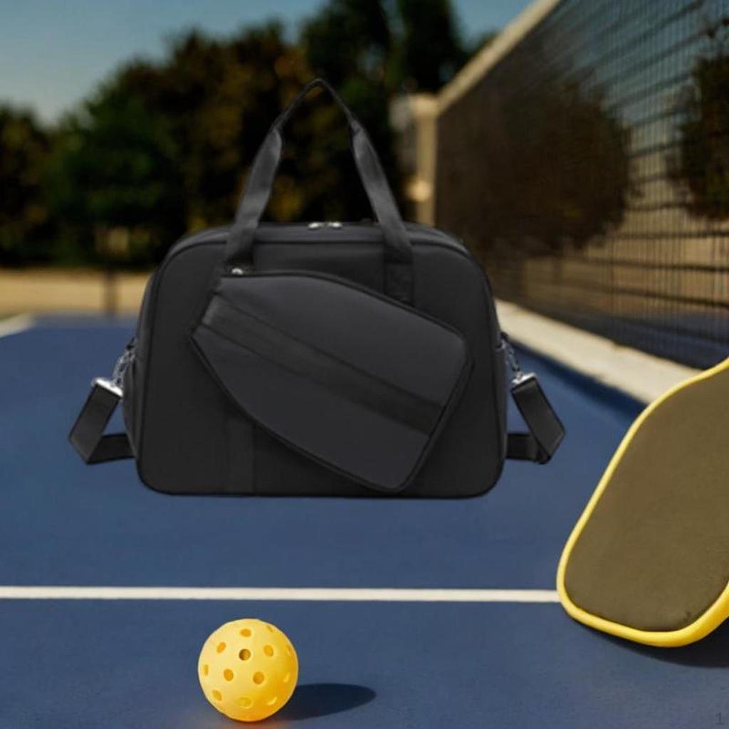 Спортивная сумка Pickleball Bag, многоцелевая, портативная, большая вместимость, с отделением для обуви, стильная
