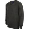 Henbury Mens 12 Gauge Fine Knit V-Neck Jumper / Sweatshirt