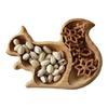 Wooden Serving Tray Unique Shaped Wooden Snack Serving Plate Appetizer Tray Decoration for Party
