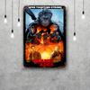 planet of the apes movie Vintage Metal Tin Signs Posters Decor Retro Metal Plaque Wall Art Decor for Garage Bar