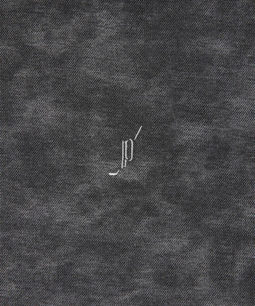 PANICALE Угольно-серая washed футболка с длинным рукавом для гольфа