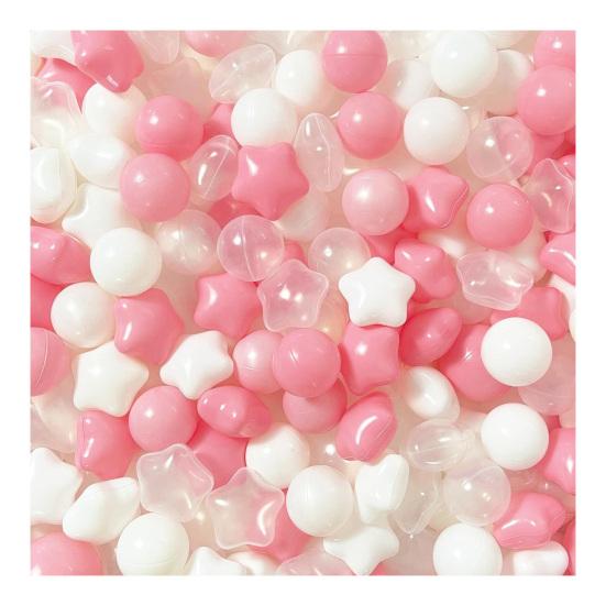 100Pcs Ocean Ball Pit Balls Safe Star Balls for Playrooms Sensory Perception Toys
